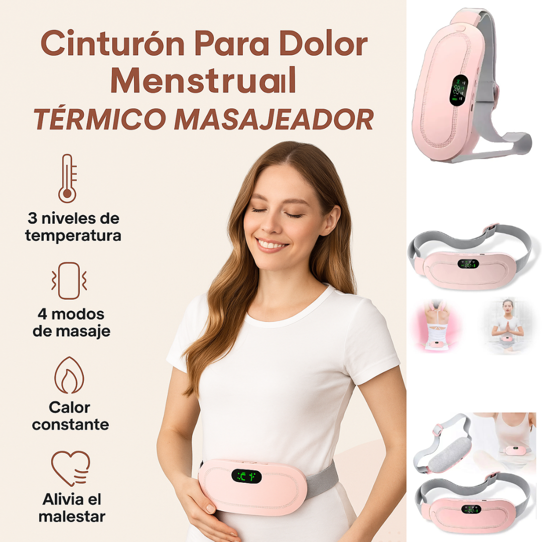 Cinturón Térmico Menstrual Masaje™